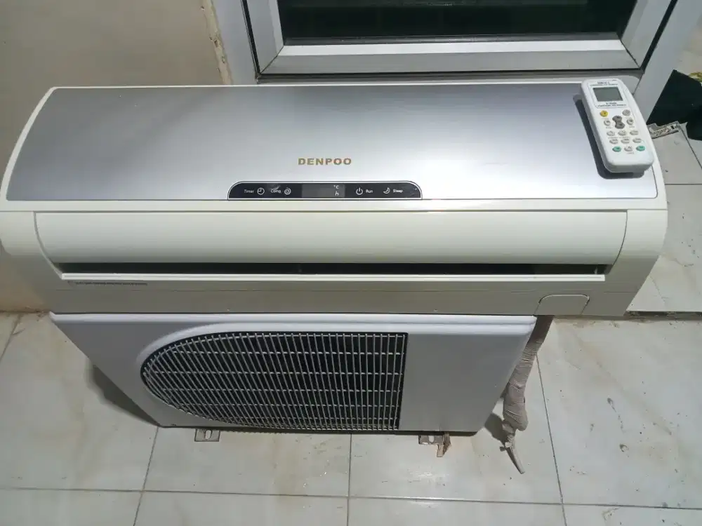Jual AC denpoo setengah, sudah test 4hari 4malam aman no kendala