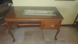 Meja Jati Lapis Kacq