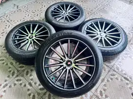 VELG RING 17 5X114 VOSSEN BAN BRIDGESTONE 215/55