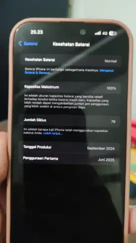 Jual iPhone 16 PRO MAX 256GB, Like New 99% BH 100%