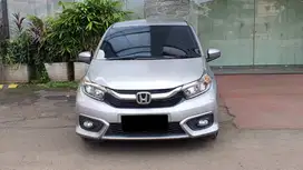 Honda Brio E CVT AT Facelift Silver NIK 2021 KM30rb Record AUTHORIZED