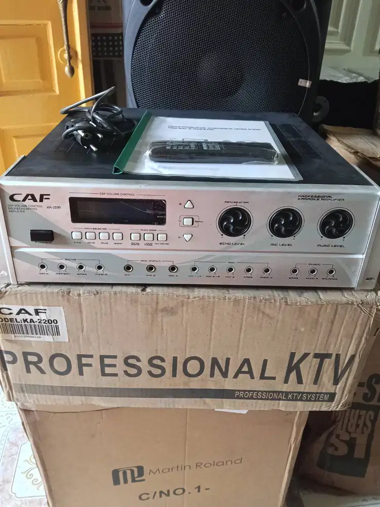 High End Ampli karoke dan rumah CAF KA220, barang baru stok listimewa,