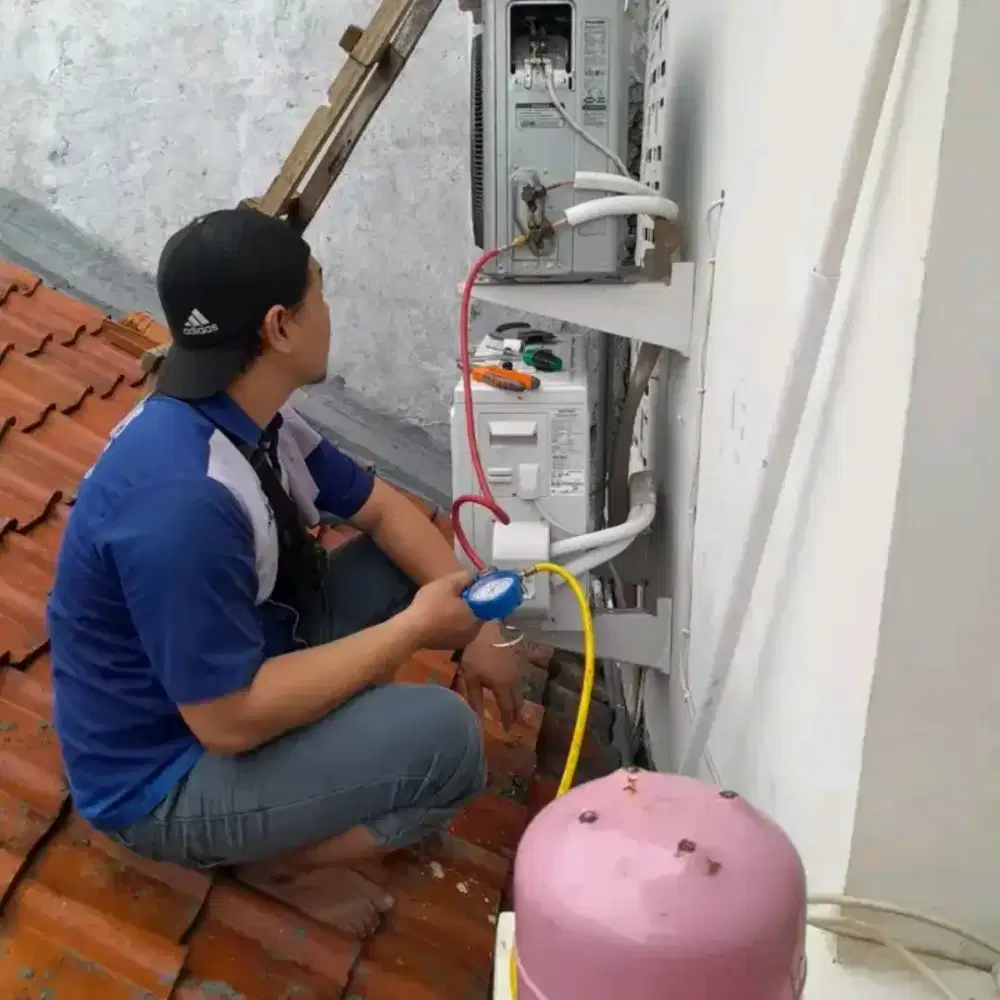 Servis AC split Rumah