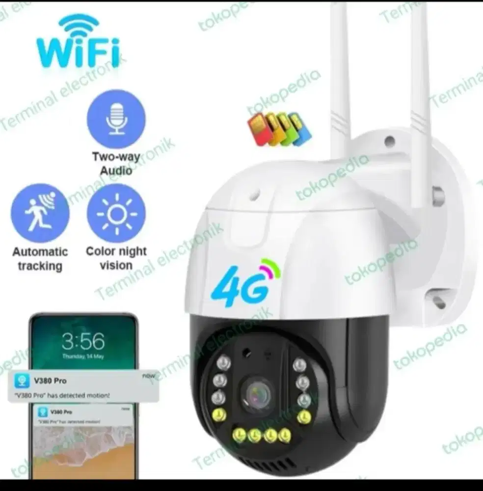 Cctv SIM-card//4G//outdoor//waterproof//v380
