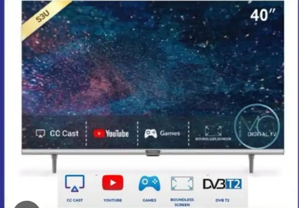 Murah tv coocaa 40 s5c masih bagus smart tv