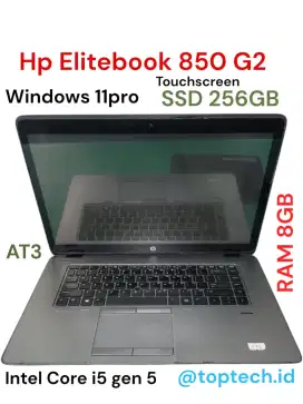 Laptop Hp Elitebook Touchscreen RAM 8 GB + SSD 256 GB