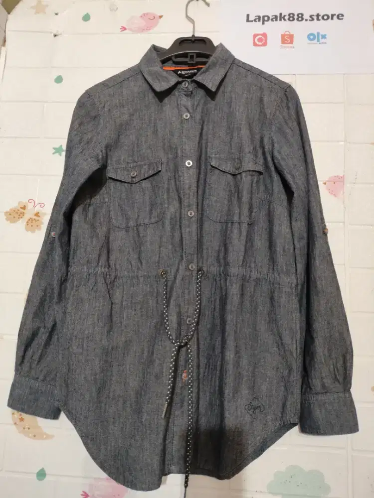 Kemeja Wanita Tunik Abu Tua - EIGER size L