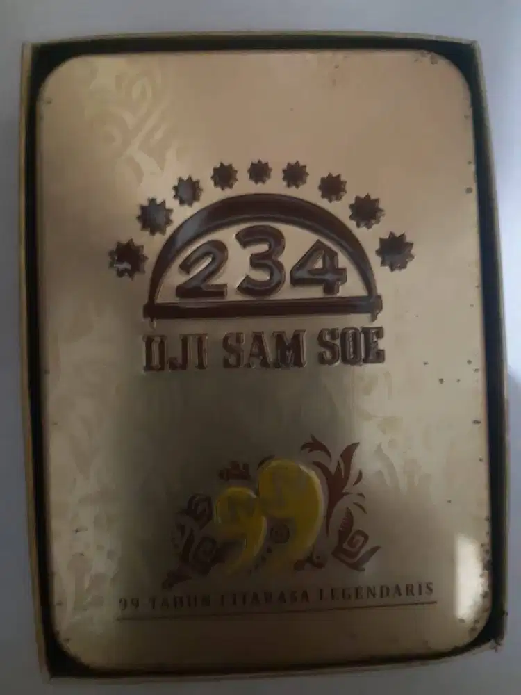 Kotak Kaleng Tin Rokok Dji Sam Soe 234 Edisi 99 Tahun Citarasa Legenda