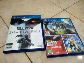 Dijual 2 BD PS4 Horizon Zero Dawn+Drive Club dan Killzone Shadow Fall