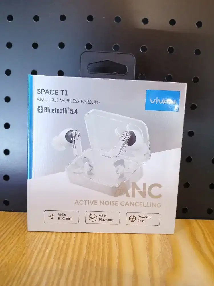 VIVAN Space T1 TWS ANC Earphone Bluetooth 5.4 IPX5 Low Latency