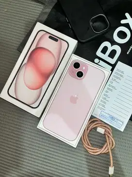 iPhone 15 128 pink ex garansi resmi Digimap ID/A mulus Perfact