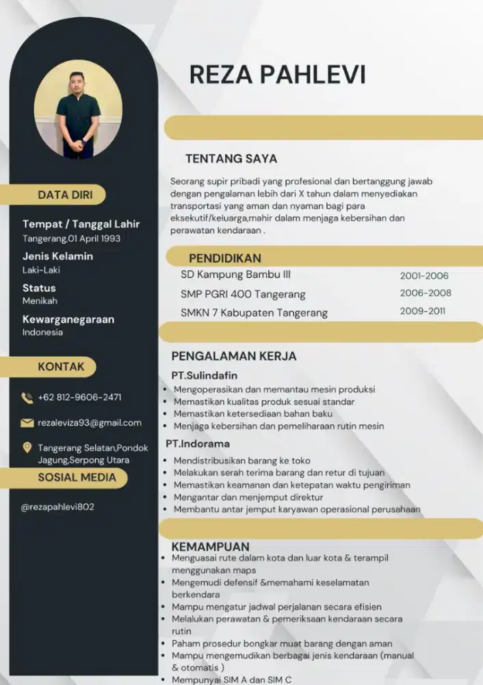 Mencari lowongan pekerjaan freelance dan driver pribadi