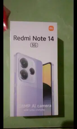 Jual butuh HP redmi note 14  5G ram 8/256 masih segel dan mulus