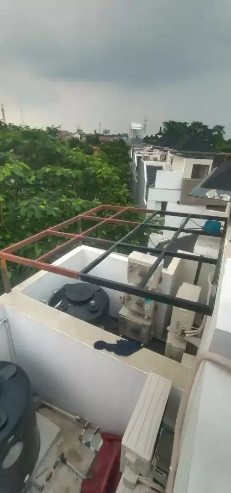 Kanopi besi holo atap alderon