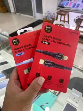 Kabel Fast Charger Loops C to Lightning iPhone