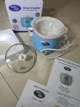 Dijual Slow Cooker MPASI BabySafe LB007 Kondisi baru