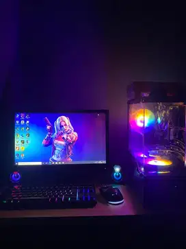 PC Gaming Fullset  i7 3770 layar 19 inc led