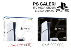PS5 SLIM DIGITAL/DISC HARGA PROMO