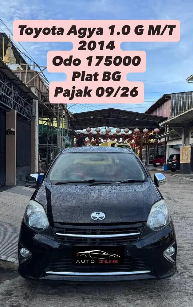 Toyota Agya G 1.0 2014 M/T