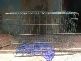 kandang lipat kucing ukuran panjang 90 tinggi 65