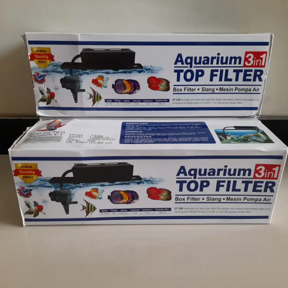 Top filter aquarium 1 set Kandila 1200 series