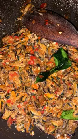 Tumis Kerang Pedas Mantappp