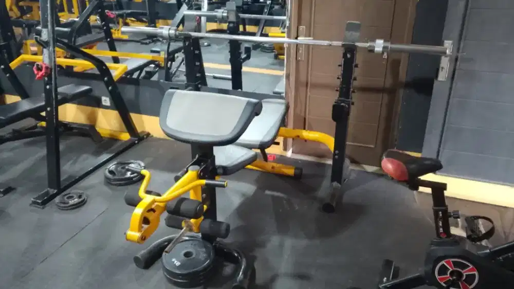 Bench press multi fungsi
