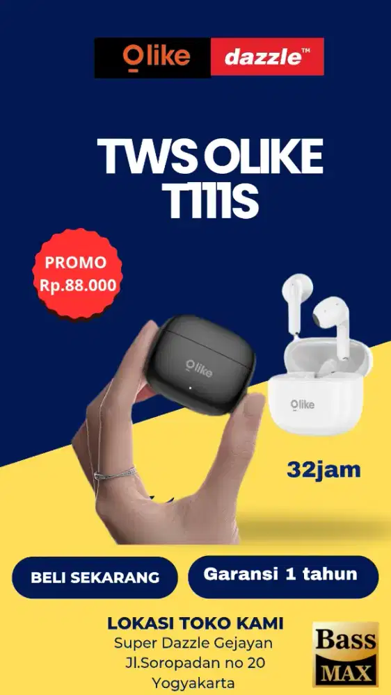 Tws bluetooth OLIKE T111S mini