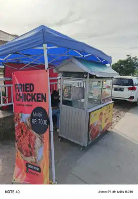 Grobak ayam geprek