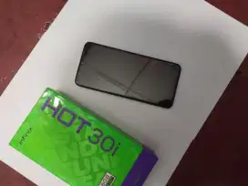 Infinix Hot 30i 8+8 / 128Gb minus retak dikit