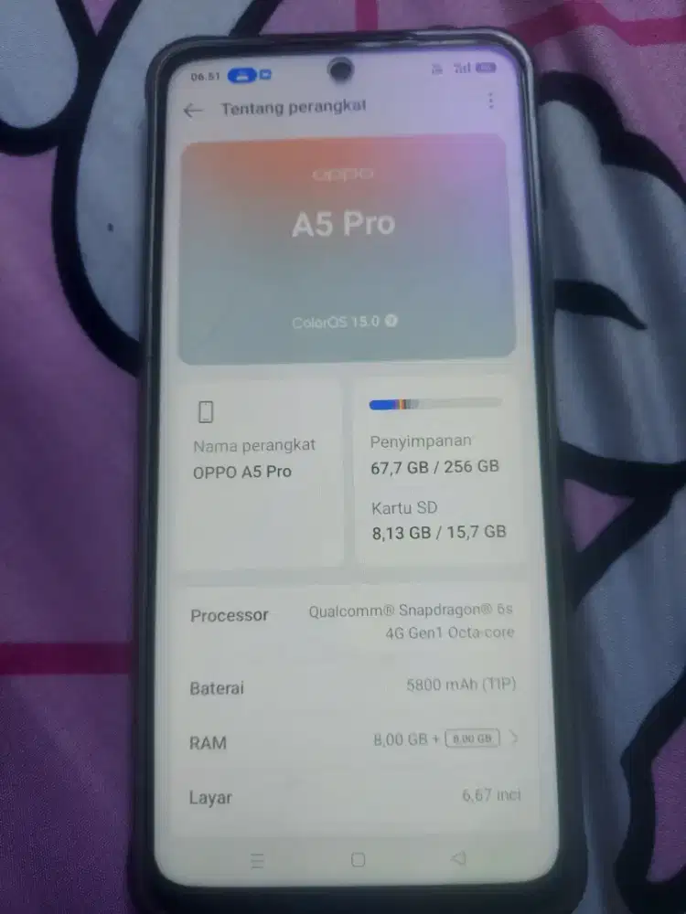HP Oppo A5 pro 4G