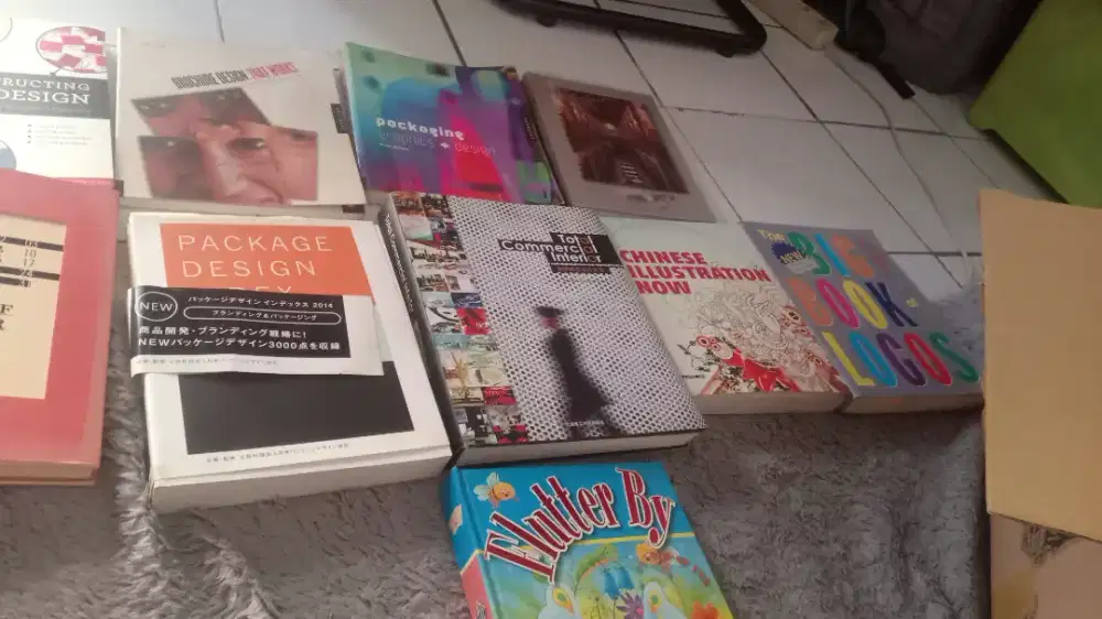 Dijual buku import ori untuk creative/design grafis