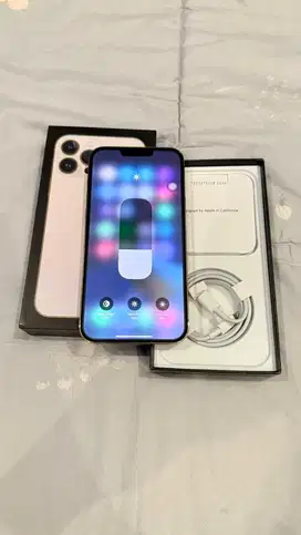 Dijual Iphone 13 Pro Max 256GB Gold Mulus Lengkap Terdaftar
