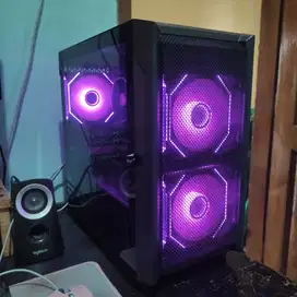 Komputer PC Gaming Ryzen 5 3400g + Monitor Xiaomi G24i 180hz Likenew