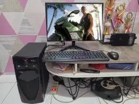 PC GAMING DESIGN + LCD + RAM 8 GB + VGA 1 GB + HD 500 GB + GAMES APP