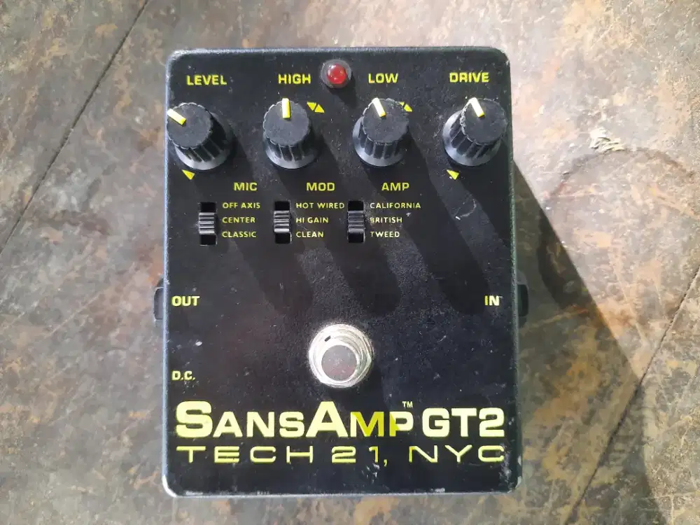 Pedal Preamp Sansamp GT2 USA bk Boss Nux