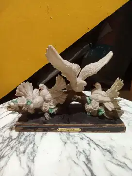 Pajangan antik 4ekor burung merpati