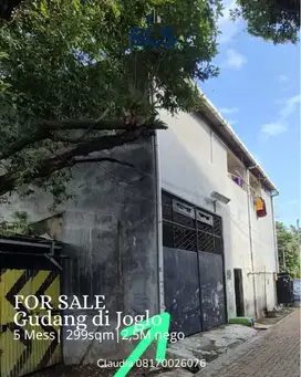 FOR SALE Gudang di Joglo