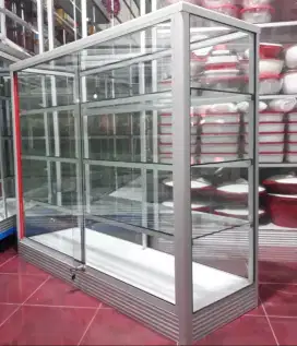Etalase Kaca Serbaguna & Multifungsi Panjang 1,2 Meter