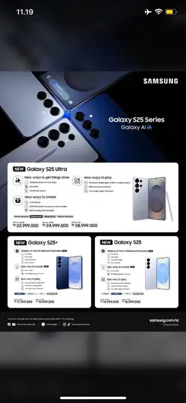 SAMSUNG S25 SERIES BISA KREDIT TANPA DP & SYARAT HANYA KTP
