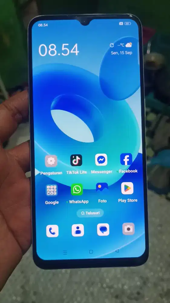 Oppo F17 4G 6/128 layar 6.5 inchi mulus
