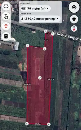 Tanah Zona Industri Jetis Mojokerto, 0 Jln Provinsi, 6 Km Toll