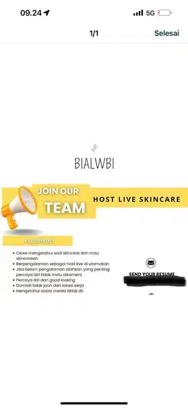 HOST LIVE SKINCARE