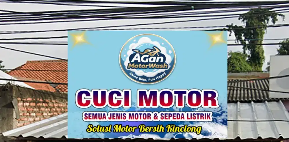 Karyawan Steam Cuci Motor