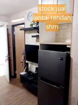 Stock jual type 2bedroom lantai rendah jarang huni apt Bassura city
