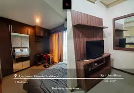 Sewa Apartement Thamrin Residence Middle Floor 1BR Furnished VIew City