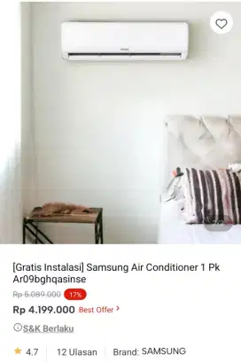 PROMO KREDIT SAMSUNG AC 1 PK