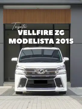 Toyota Vellfire 2.5 ZG Modellista 2015