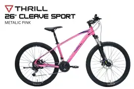 Sepeda Gunung MTB Thrill Cleave Sport Pink 26