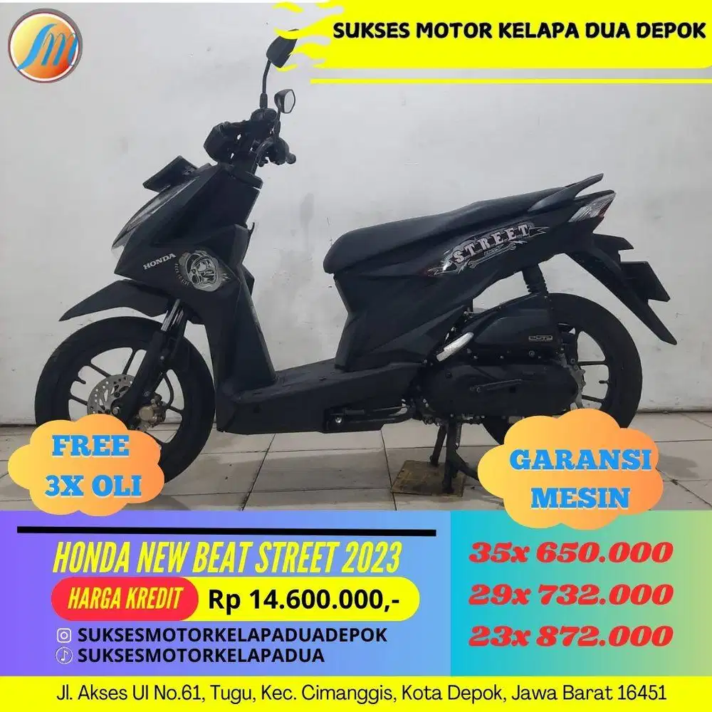 HONDA NEW BEAT STREET 2023 CASH/KREDIT PROSES CEPAT SYARAT MUDAH
